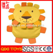 custom made stuffed animals soft plush lion backpack